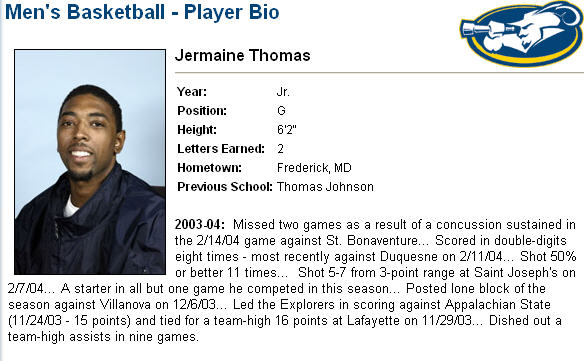 jermaine stats 2005